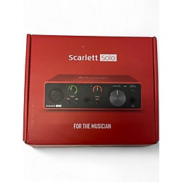 Used Focusrite Scarlett Solo Gen 3 Audio Interface