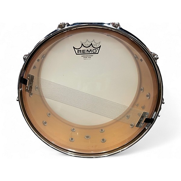 Used Pearl 5X14 Masters Premium Snare natural maple Drum