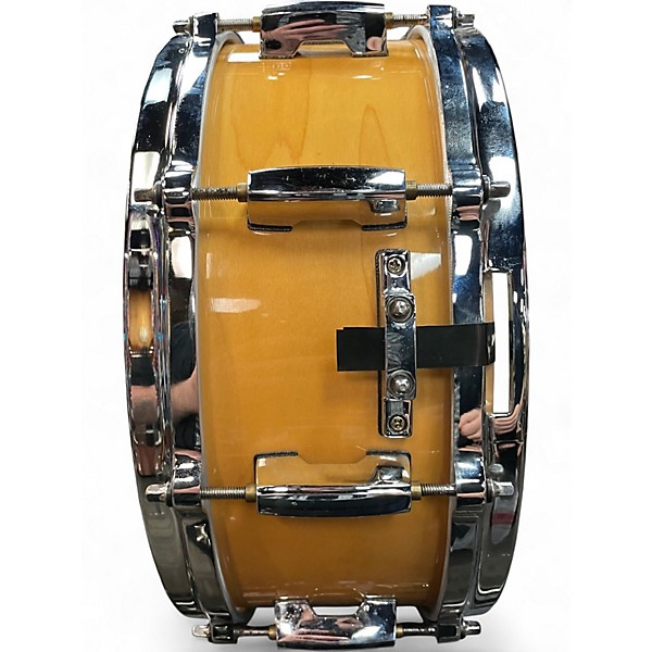 Used Pearl 5X14 Masters Premium Snare natural maple Drum