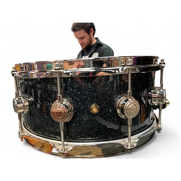 Used DW 6X14 Collector's Series Snare Black Ice Drum