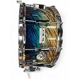 Used Pork Pie 7X14 Percussion Custom Blue Dip Drum