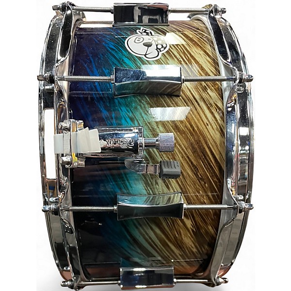 Used Pork Pie 7X14 Percussion Custom Blue Dip Drum