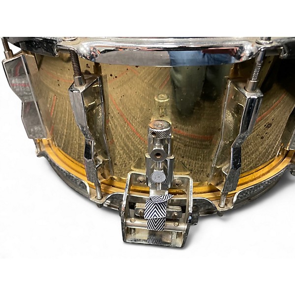 Used Pearl 6X14 ALL BRASS SHELL BRASS Drum