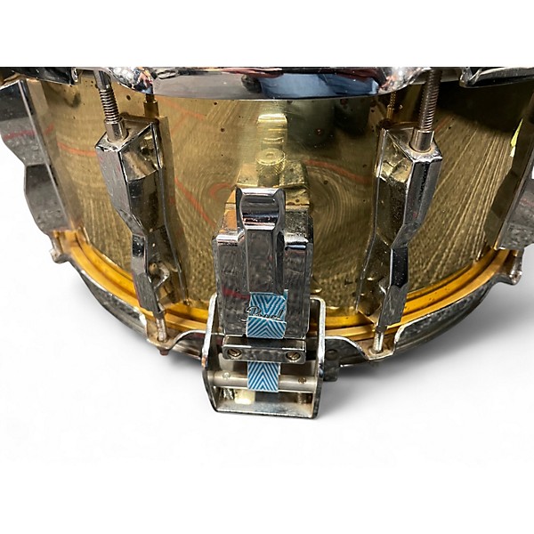 Used Pearl 6X14 ALL BRASS SHELL BRASS Drum
