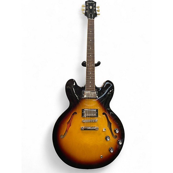 Used Epiphone ES335 Vintage Sunburst Hollow Body Electric Guitar