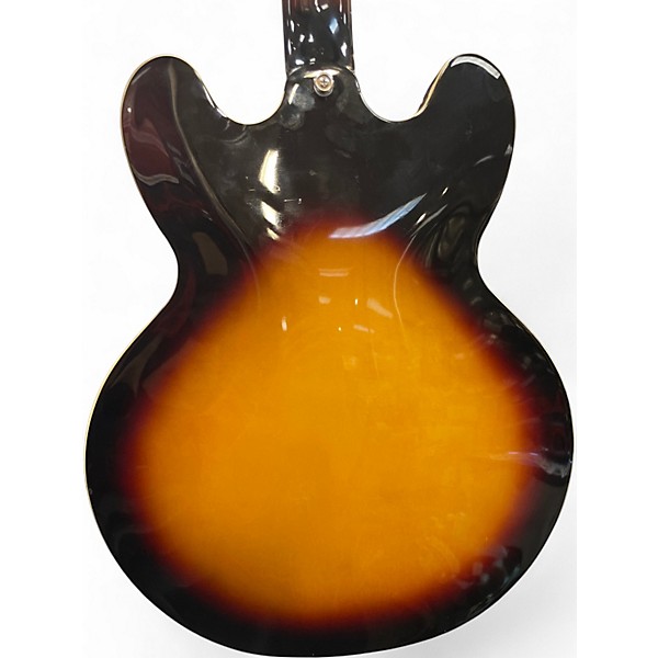 Used Epiphone ES335 Vintage Sunburst Hollow Body Electric Guitar