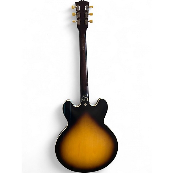 Used Gibson ES335 Satin Vintage Burst Hollow Body Electric Guitar