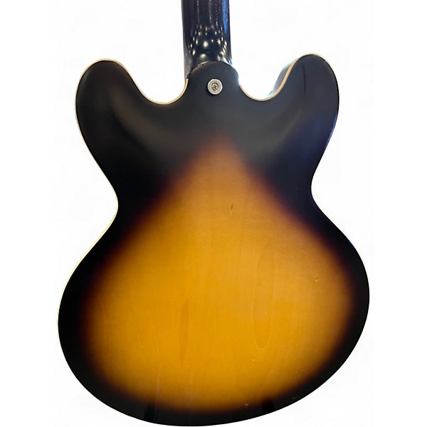 Used Gibson ES335 Satin Vintage Burst Hollow Body Electric Guitar