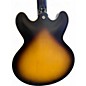 Used Gibson ES335 Satin Vintage Burst Hollow Body Electric Guitar
