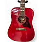 Used Epiphone Hummingbird Artist Candy Apple Red Acoustic Guitar
