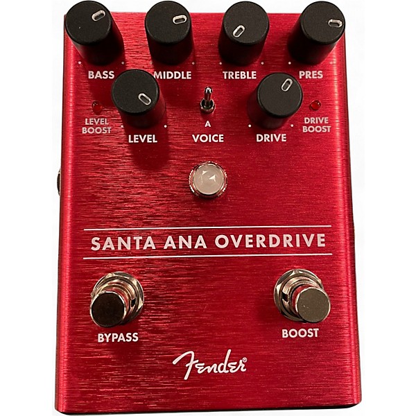 Used Fender SANTA ANA OVERDRIVE Effect Pedal