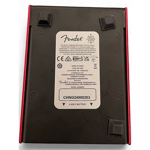 Used Fender SANTA ANA OVERDRIVE Effect Pedal