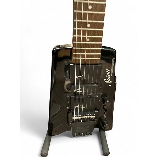 Used Steinberg SPIRIT GT-PRO DELUXE Black Solid Body Electric Guitar