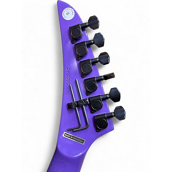 Used Kramer SM-1H Blue Solid Body Electric Guitar