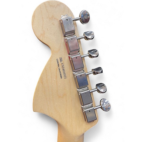 Used Fender American Performer Stratocaster SSS Aged White Solid Body Electric Guitar