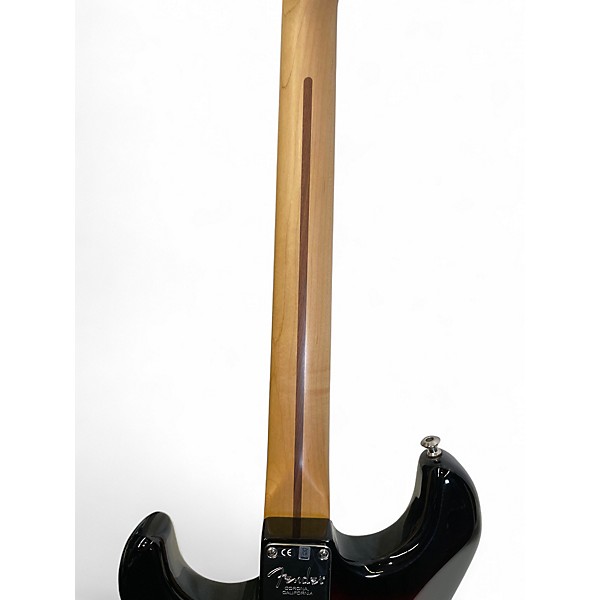 Used Fender American Standard Stratocaster HH 3 Tone Sunburst Solid Body Electric Guitar