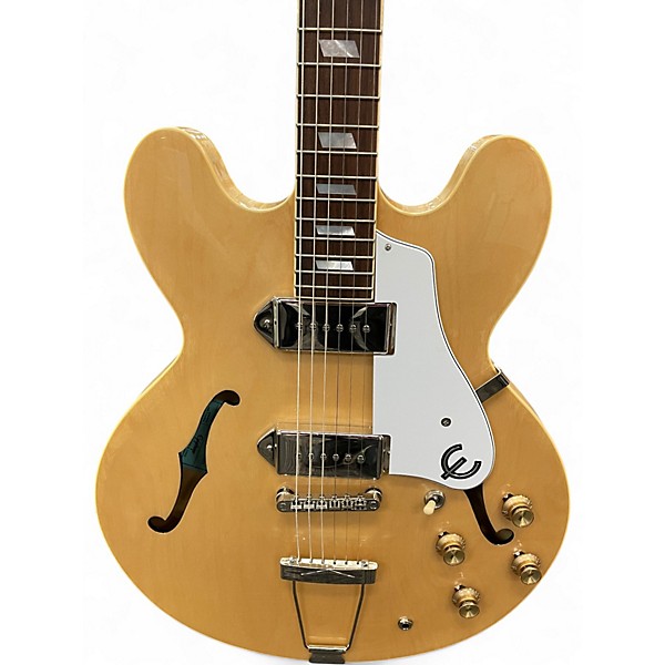 Used Epiphone CASINO Natural Hollow Body Electric Guitar