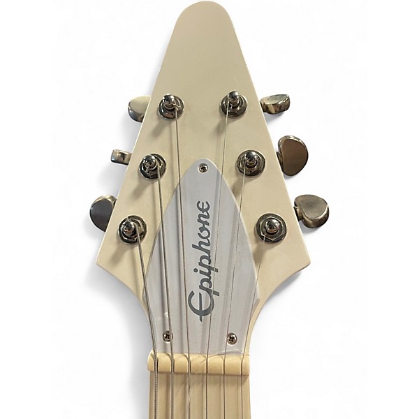 Used Epiphone Brendon Small Signature "Snow Falcon" Flying V Snow Burst Solid Body Electric Guitar