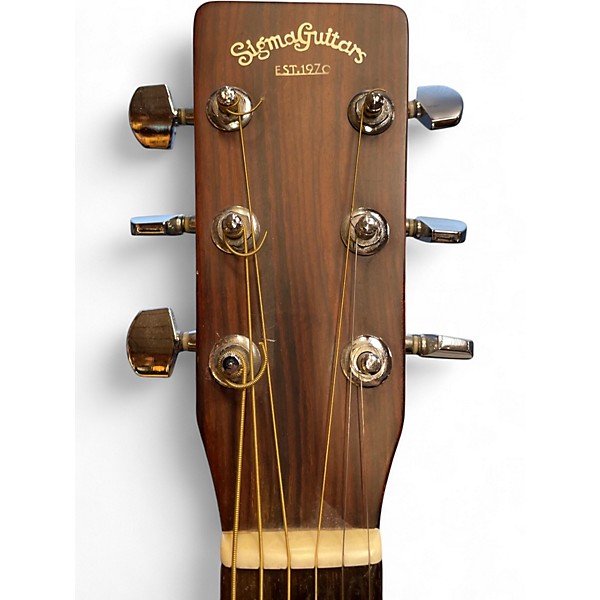 Vintage 1990s Sigma Guitars SDM-18 Brown Acoustic Guitar