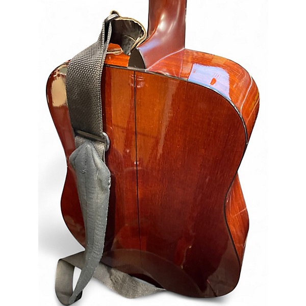 Vintage 1990s Sigma Guitars SDM-18 Brown Acoustic Guitar