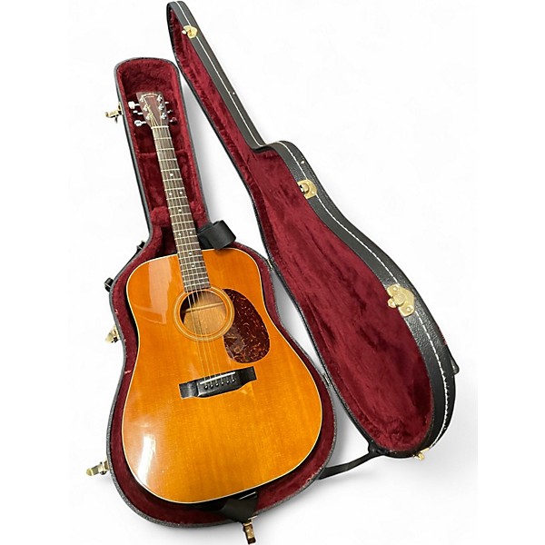 Vintage 1990s Sigma Guitars SDM-18 Brown Acoustic Guitar