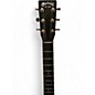 Used Martin DX Johnny Cash Black Acoustic Electric Guitar