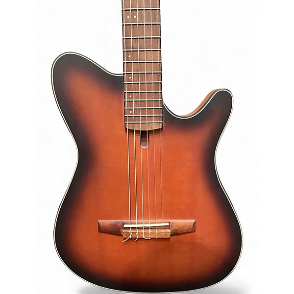 Used Ibanez FRH10N 2 Color Sunburst Classical Acoustic Guitar