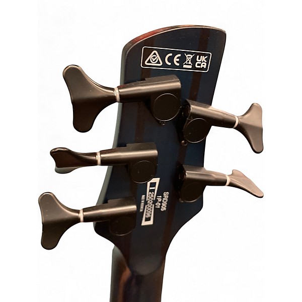 Used 2025 Ibanez SRD905 Blue Electric Bass Guitar