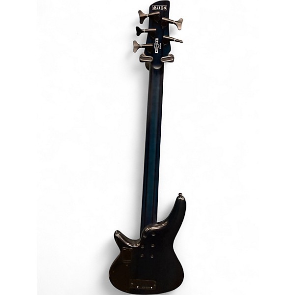 Used 2025 Ibanez SRD905 Blue Electric Bass Guitar