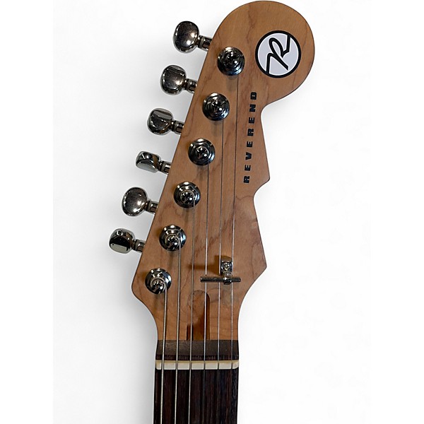 Used Reverend Double Agent OG Silverburst Solid Body Electric Guitar