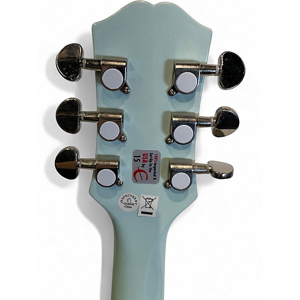 Used Epiphone Les Paul Power Player Blue Solid Body Electric Guitar