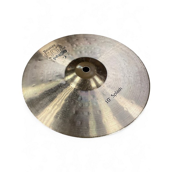 Used Paiste 10in BRONZE 502 Cymbal