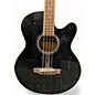 Used Ibanez AEB5E Black Acoustic Bass Guitar