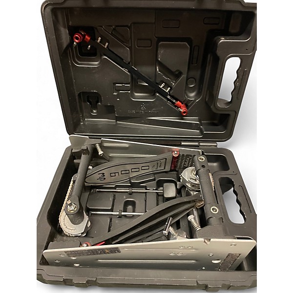 Used DW 9000 Series Double Double Bass Drum Pedal