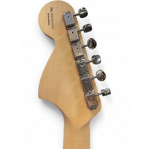 Used Fender Tom Delonge Signature Stratocaster Daphne Blue Solid Body Electric Guitar