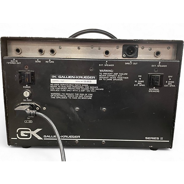 Used 1980s Gallien-Krueger 250ML Series II Guitar Combo Amp