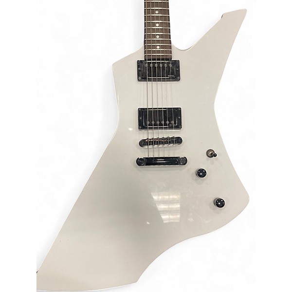 Used ESP LTD James Hetfield Snakebyte Alpine White Solid Body Electric Guitar