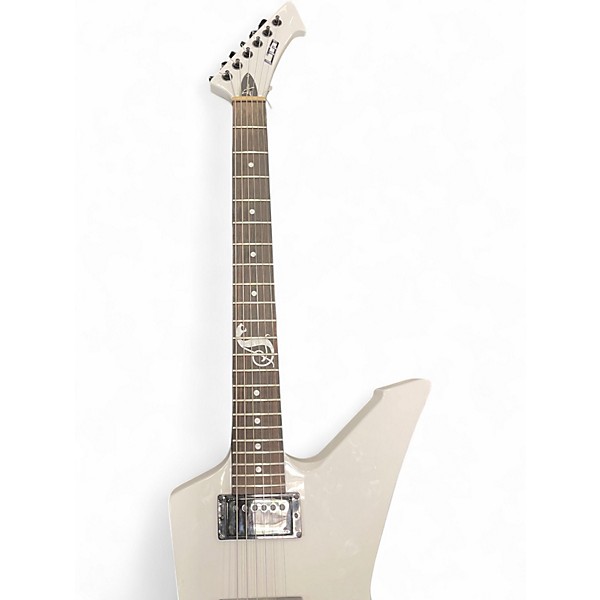 Used ESP LTD James Hetfield Snakebyte Alpine White Solid Body Electric Guitar