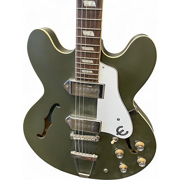 Used Epiphone Casino Hollowbody OLIVE GREEN Hollow Body Electric Guitar