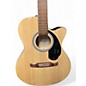 Used Fender FA135CE Concert Natural Acoustic Electric Guitar