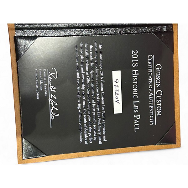 Used Gibson 1959 Les Paul VOS Sunrise Tea Burst Solid Body Electric Guitar