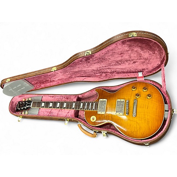 Used Gibson 1959 Les Paul VOS Sunrise Tea Burst Solid Body Electric Guitar