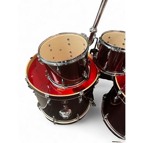 Used TAMA 6 Piece Rockstar Red Drum Kit