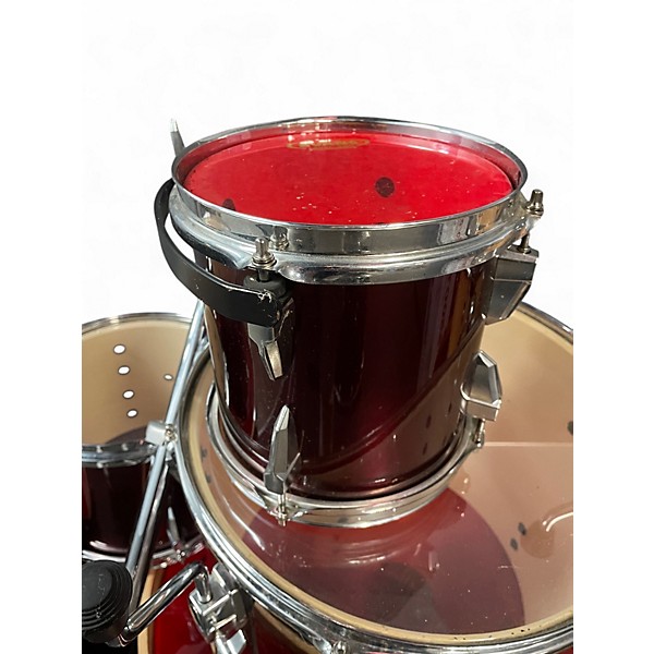Used TAMA 6 Piece Rockstar Red Drum Kit