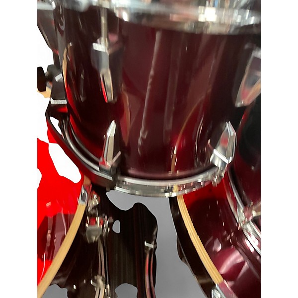Used TAMA 6 Piece Rockstar Red Drum Kit