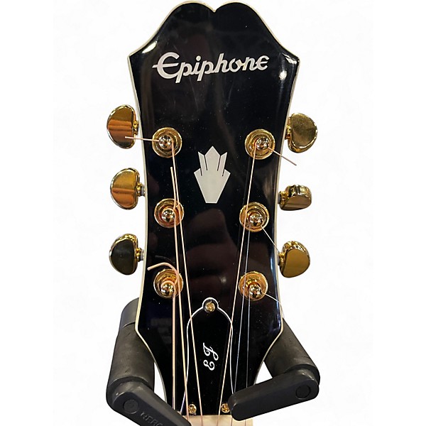 Used Epiphone EJ200SCE Sunburst Acoustic Electric Guitar