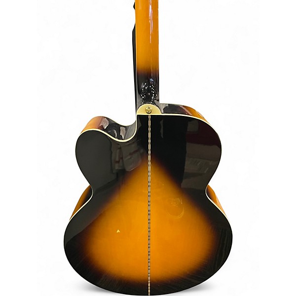 Used Epiphone EJ200SCE Sunburst Acoustic Electric Guitar