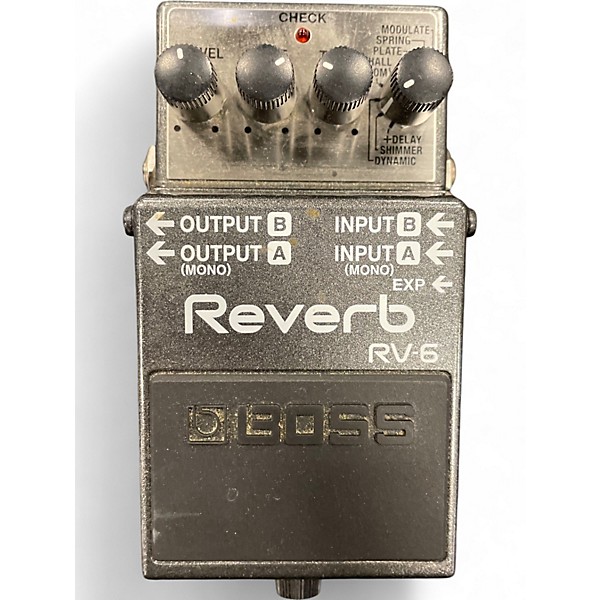 Used BOSS RV6 Digital Reverb Effect Pedal
