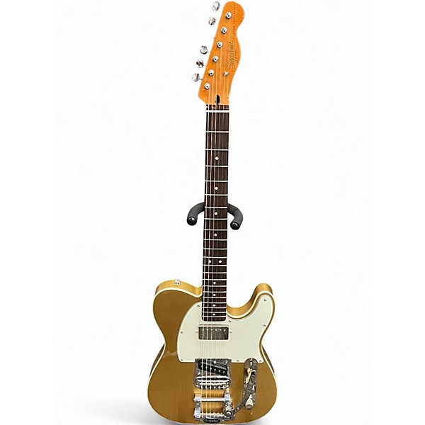 Used 2025 Squier Classic Vibe 1960S Telecaster with Bigsby Aztec Gold Solid Body Electric Guitar
