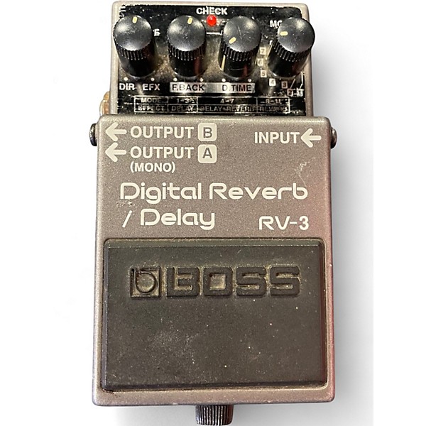 Used BOSS RV3 Digital Reverb Delay Effect Pedal